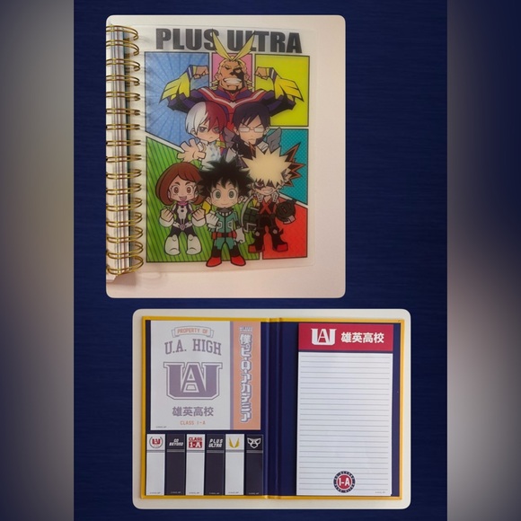 Office | My Hero Academia Notebook And Sticky Note Set | Poshmark